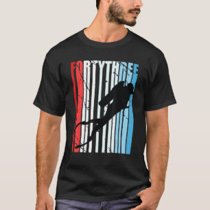 T-shirt Plongée sous-marine rétro 43ème anniversaire Deep