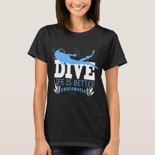 T-shirt Plongée sous-marine Snorkeling Freeplongeurs aime