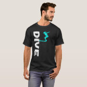 T-shirt Plongée Springboard Planche Plate-forme Plongée Pl (Devant entier)