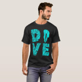 T-shirt Plongée Springboard Plate-forme Plongeur Plongée P (Devant entier)
