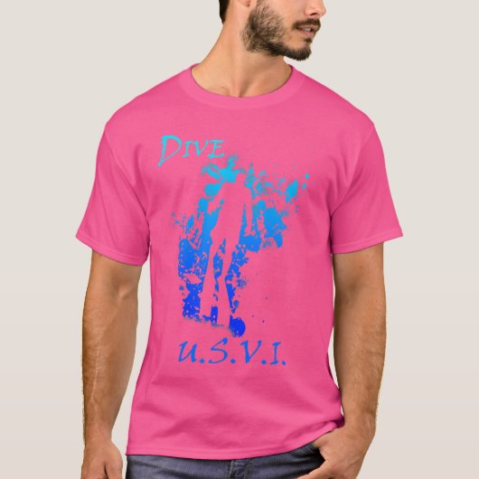 T-shirt Plongée U S V I Vacation Plongée (Devant)