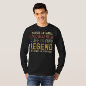T-shirt Plongée vintage Cliff Legend Cliff Dive (Devant entier)