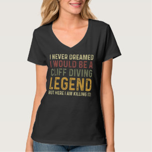 T-shirt Plongée vintage Cliff Legend Cliff Dive