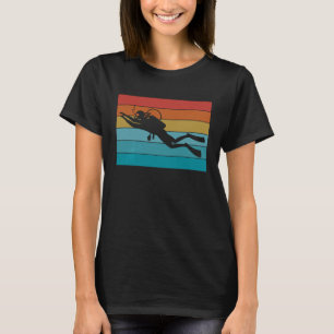 T-shirt Plongée vintage Plongée Retro Plongeur