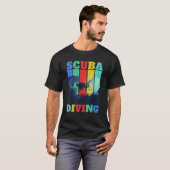 T-shirt Plongée vintage Retro (Devant entier)