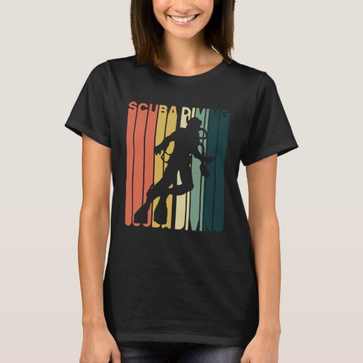 T-shirt Plongée vintage Retro Cute (Devant)