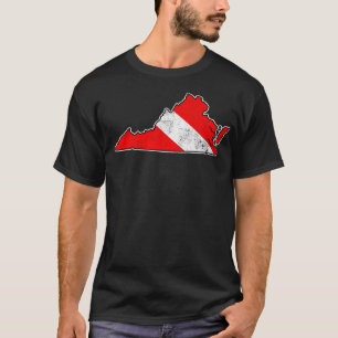 T-shirt Plongée vintage Virginia Plongée sous-marine State