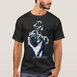 T-shirt Plongée, White Great Shark & Shark Diving