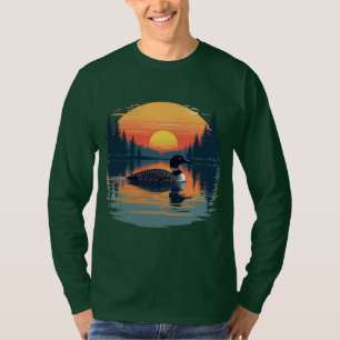 T-shirt Plongeon commun drôle – Observateur d'oiseaux du M