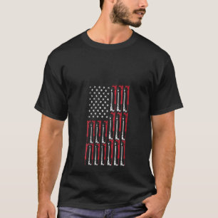 T-shirt Plongeon de lance américaine patriotique féminine
