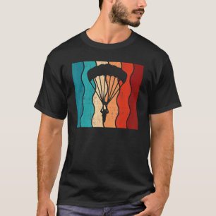 T-shirt Plongeon en parachute drôle vintage Parachutiste R