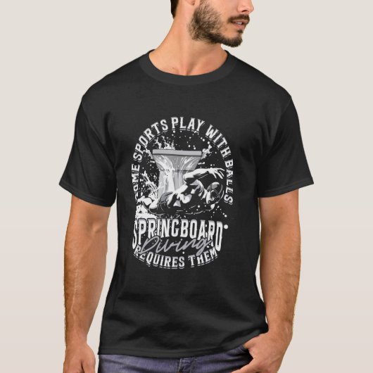 T-shirt Plongeon sur tremplin Apnée (Devant)