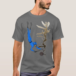 T-shirt Plongeur d'balone vintage avec Kelp