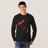 T-shirt Plongeur de F-Bombe (orange) (Devant entier)
