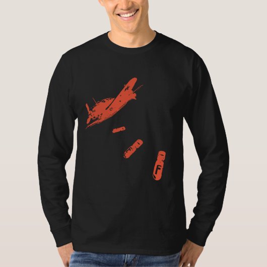 T-shirt Plongeur de F-Bombe (orange) (Devant)