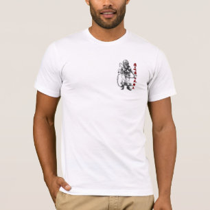 T-shirt Plongeur de MKV avec le manuscrit asiatique, de