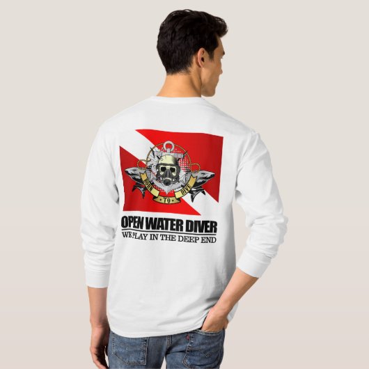 T-shirt Plongeur en eau libre (BTD) (Dos entier)