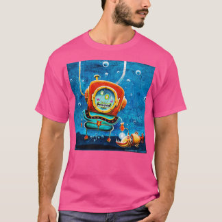 T-shirt Plongeur en haute mer