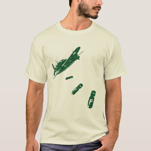T-shirt Plongeur F-Bomb (Vert) (Devant)