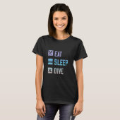 T-shirt Plongeur incroyable disant Scuba disant conception (Devant entier)