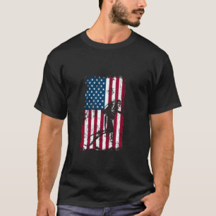 T-shirt Plongeur Incroyable Drapeau USA Plongée