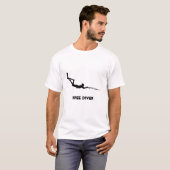 T-shirt Plongeur libre (Devant entier)