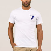 T-shirt Plongeur nautique ajouter votre nom / texte T-Shir (Devant)
