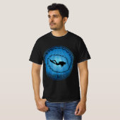 T-shirt Plongeur Scuba Entouré (Devant entier)