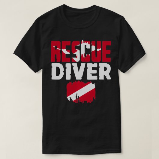 T-shirt Plongeur Secouru Certifié (Design devant)