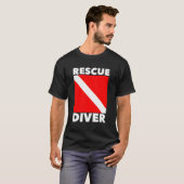 T-shirt Plongeur Secouru Certifié (Devant entier)