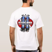 T-shirt Plongeur secouru (ST) (Dos)