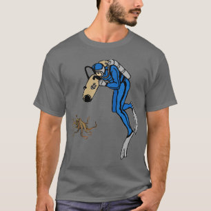 T-shirt Plongeur vintage de la SCUBA photographiant une po