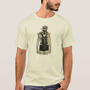T-shirt Plongeur vintage d'homme-grenouille de marine des