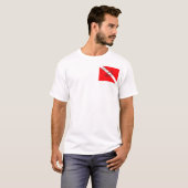 T-shirt Plongeurs d'Atlantique nord (Devant entier)