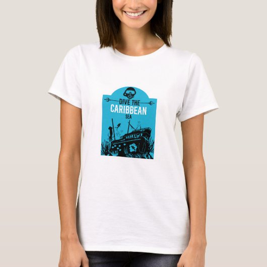 T-shirt Plongeurs de l'épave de mer (Devant)