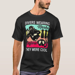 T-shirt Plongeurs incroyables portant des masques avant qu