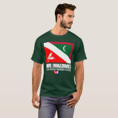 T-shirt Plongez aux Maldives (sq) (Devant entier)