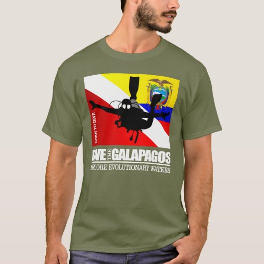 T-shirt Plongez Dans Les Galapagos DF2 (Devant)