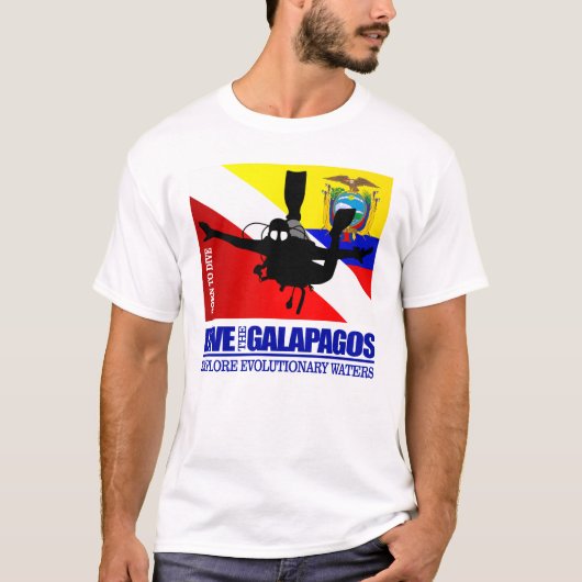 T-shirt Plongez Dans Les Galapagos DF2 (Devant)