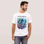 T-shirt Plongez plus inquiétez moins (Devant entier)