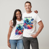 T-shirt Plongez plus, inquiétez-vous moins (Unisexe)