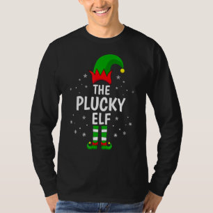 T-shirt Plucky Elf Xmas Matching Family Funny Christma