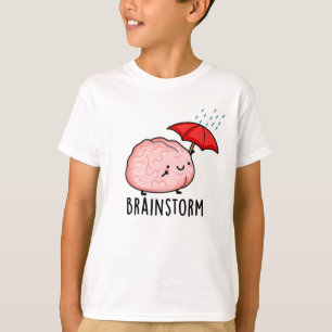 T-shirt Pluie cérébrale amusante Anatomie Pun