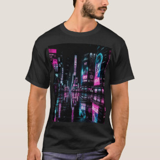T-shirt Pluie Cyberpunk