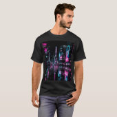 T-shirt Pluie Cyberpunk (Devant entier)