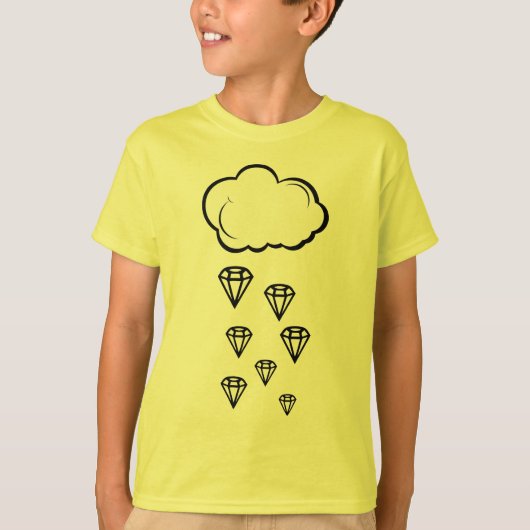 T-shirt Pluie de diamant (Devant)