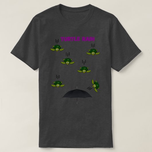 T-shirt Pluie de tortues (Design devant)