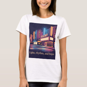 T-shirt Pluie sur Broadway New York City