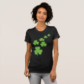 T-shirt pluie verte shamrock (Devant entier)