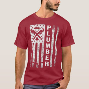T-shirt Plumber Flag Toxiques For Plumbers Funny Plumbing